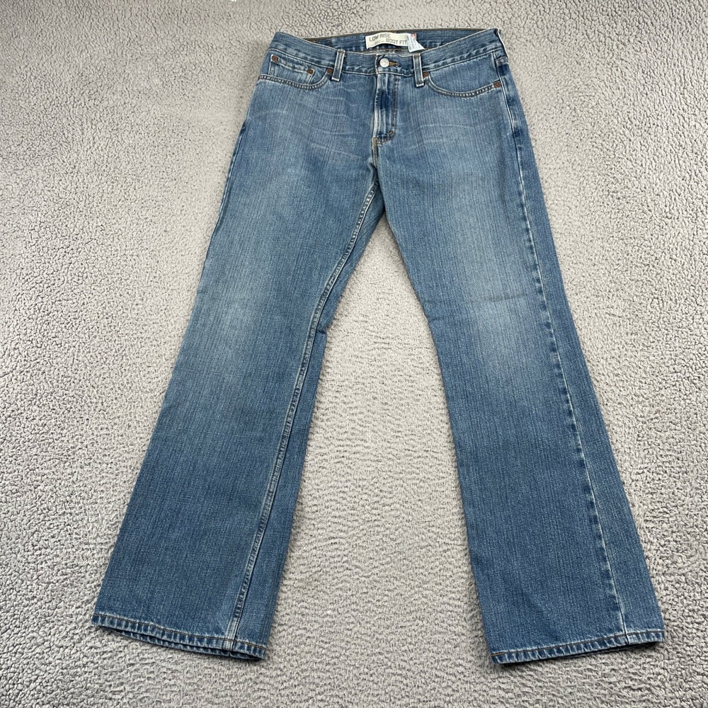 Y2K Levi's 527 Jeans Men 34x32 Blue Low Rise Boot Fit Denim Casual Classic